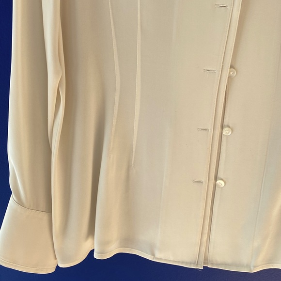 Brooks Brothers, size 12, silk, French cuffs; double placket, collar & cuffs EUC - Picture 4 of 8